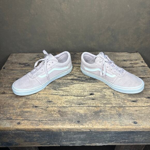 Vans Old Skool Pink Canvas Lace Up Sneakers Women’s 6 EU 38 Classic Skate Shoes - Picture 3 of 7